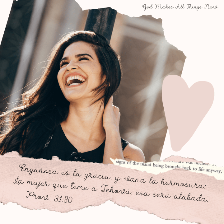 Copy of Copy of Charm is deceptive and beauty is fleeting, but a woman who fears the LORD is to be praised.