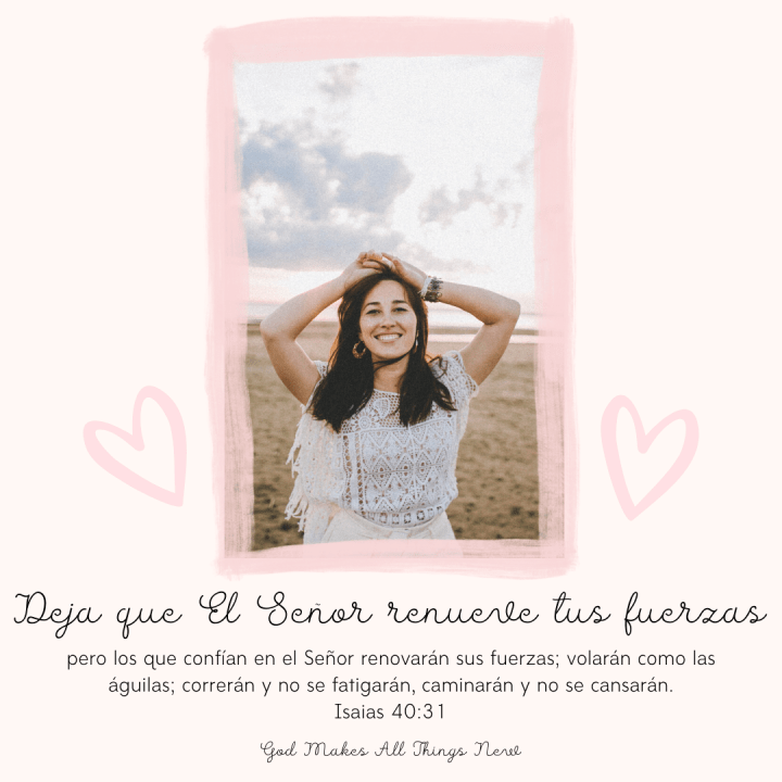 Copy of Let the Lord renew your strenght