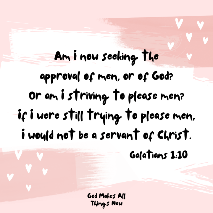 Living for God, not&nbsp;people